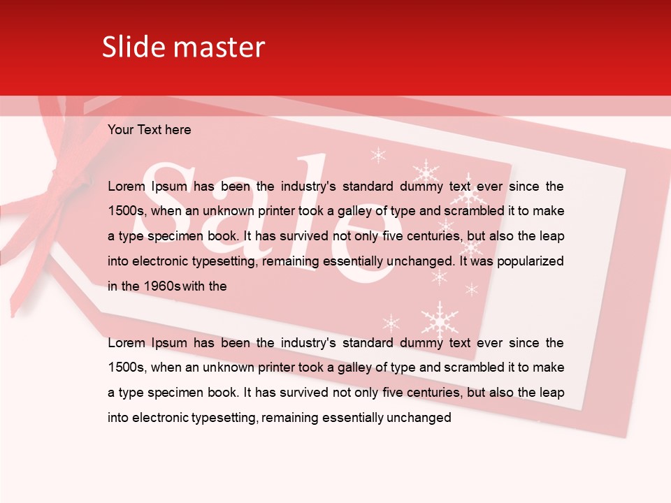 Badge Label Cardboard PowerPoint Template