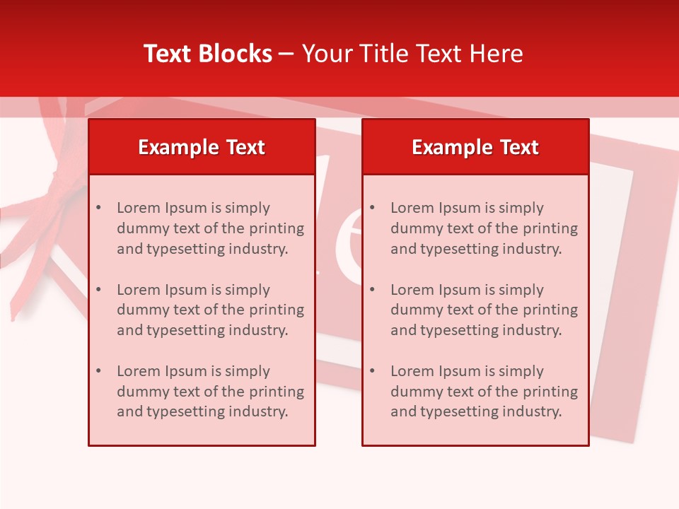Badge Label Cardboard PowerPoint Template
