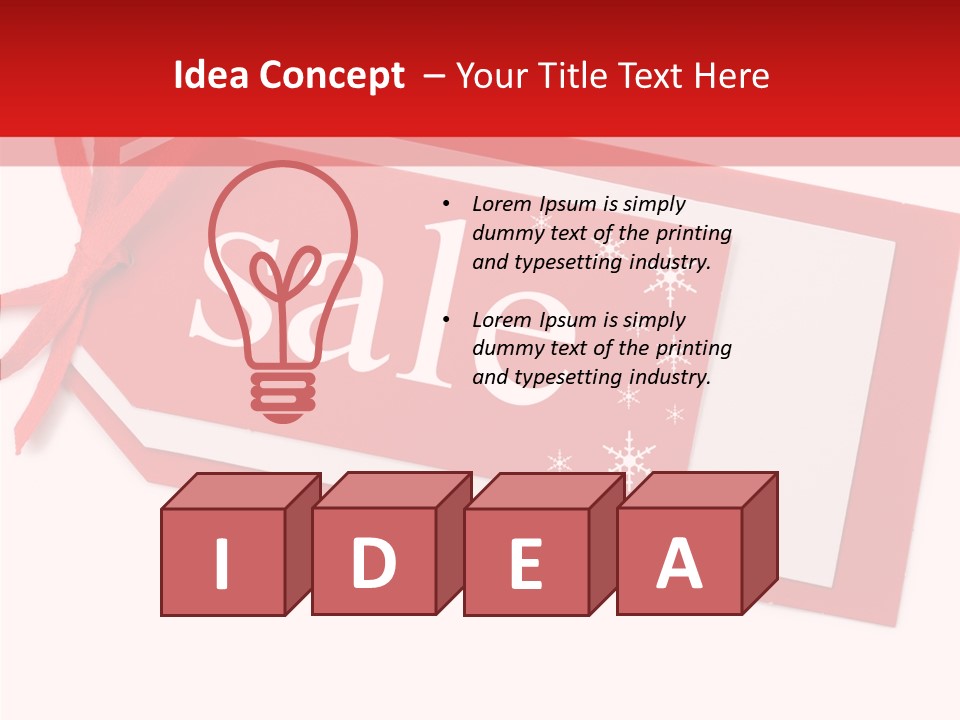 Badge Label Cardboard PowerPoint Template