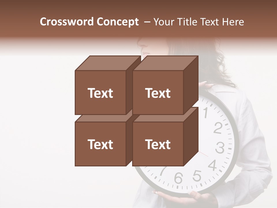 Attractive Holding Human PowerPoint Template