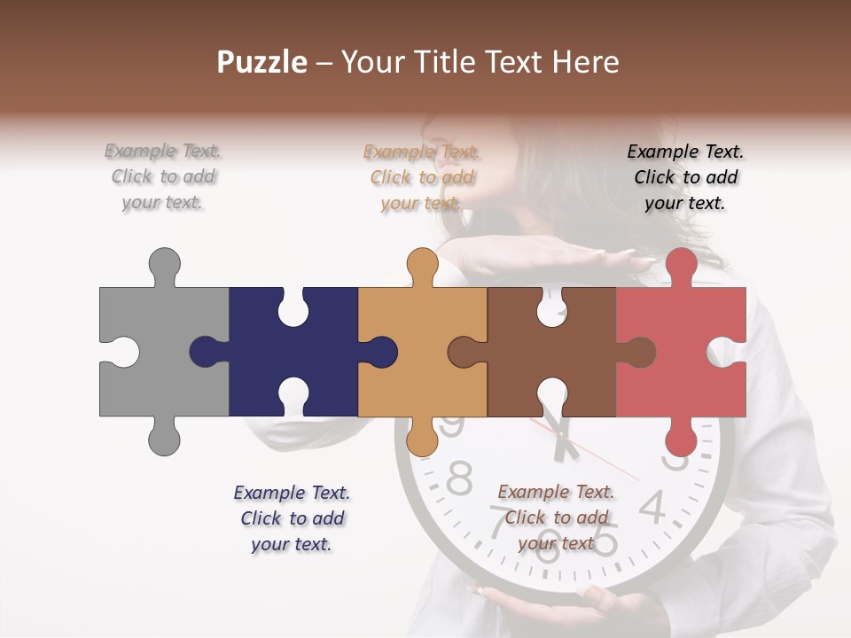 Attractive Holding Human PowerPoint Template