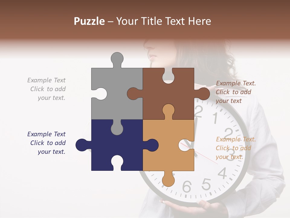 Attractive Holding Human PowerPoint Template