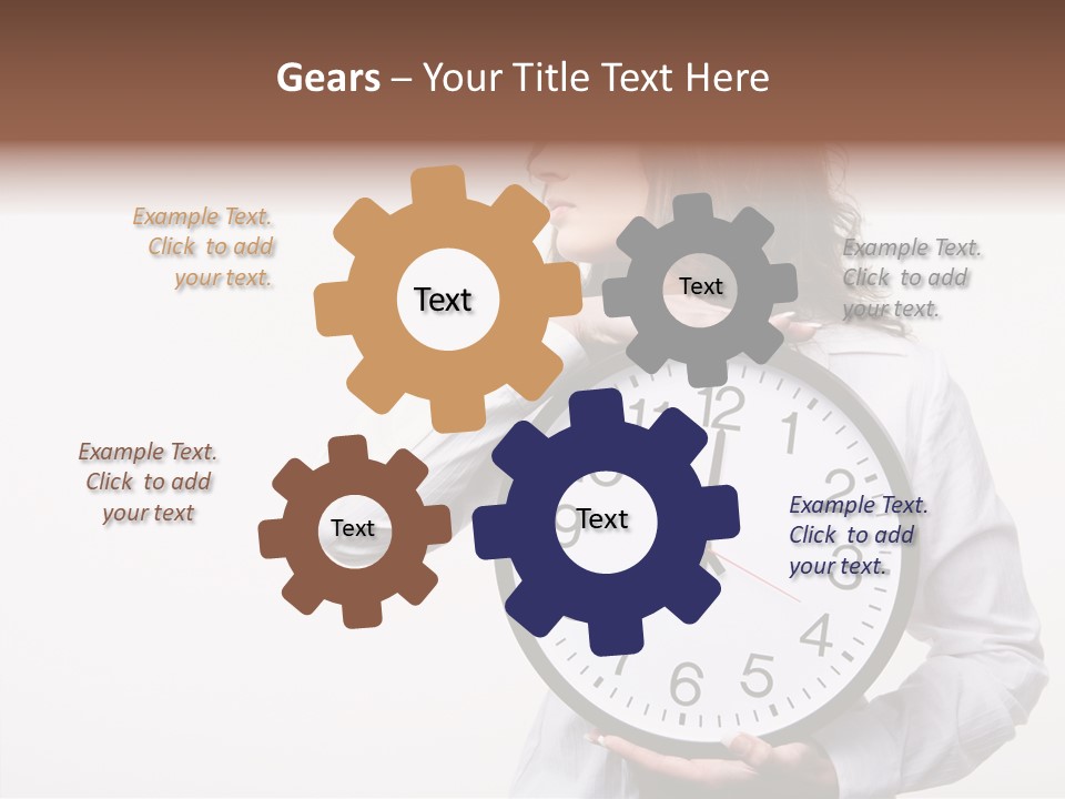 Attractive Holding Human PowerPoint Template