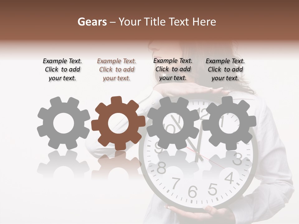 Attractive Holding Human PowerPoint Template