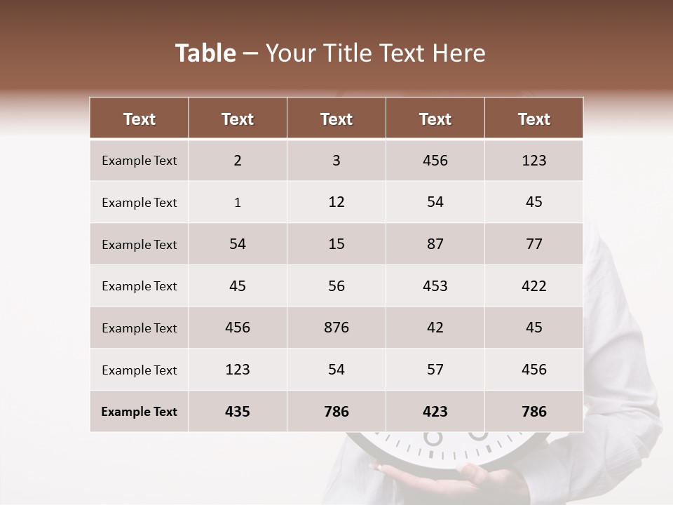 Attractive Holding Human PowerPoint Template