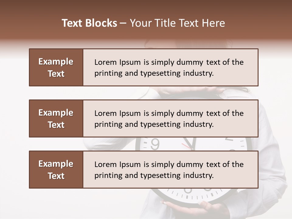 Attractive Holding Human PowerPoint Template