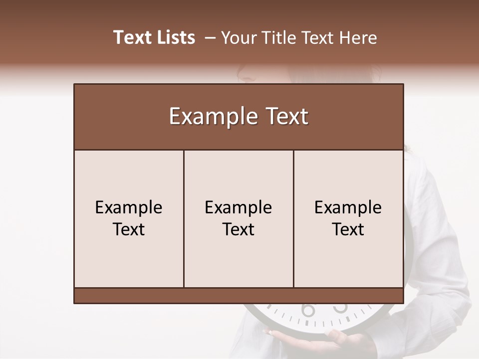 Attractive Holding Human PowerPoint Template