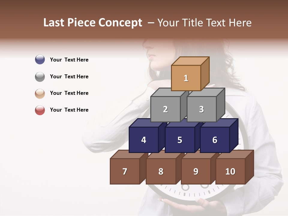 Attractive Holding Human PowerPoint Template