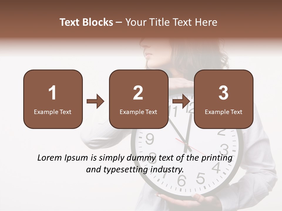 Attractive Holding Human PowerPoint Template