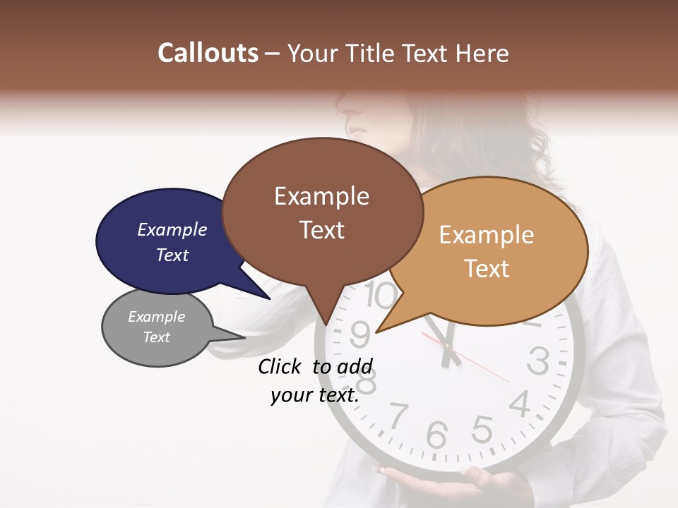 Attractive Holding Human PowerPoint Template