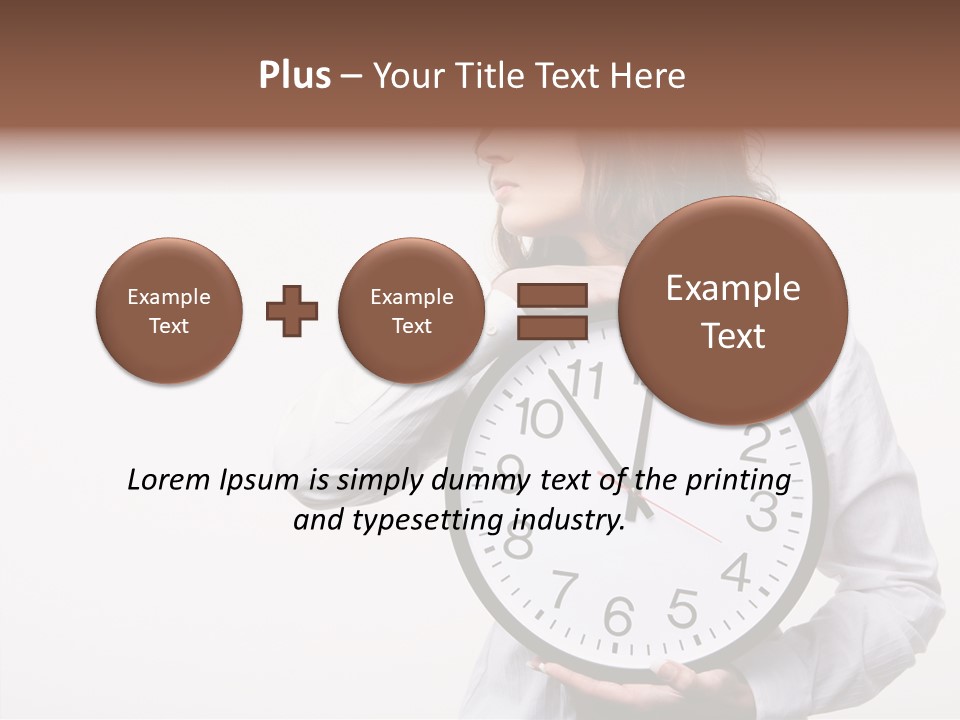 Attractive Holding Human PowerPoint Template