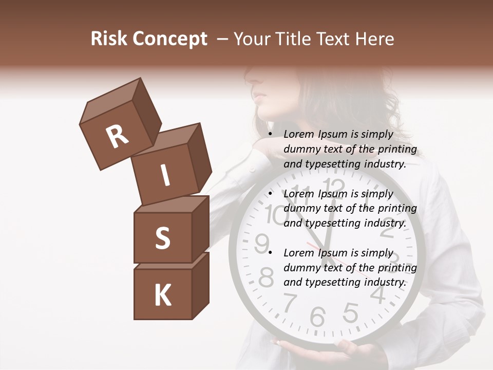 Attractive Holding Human PowerPoint Template