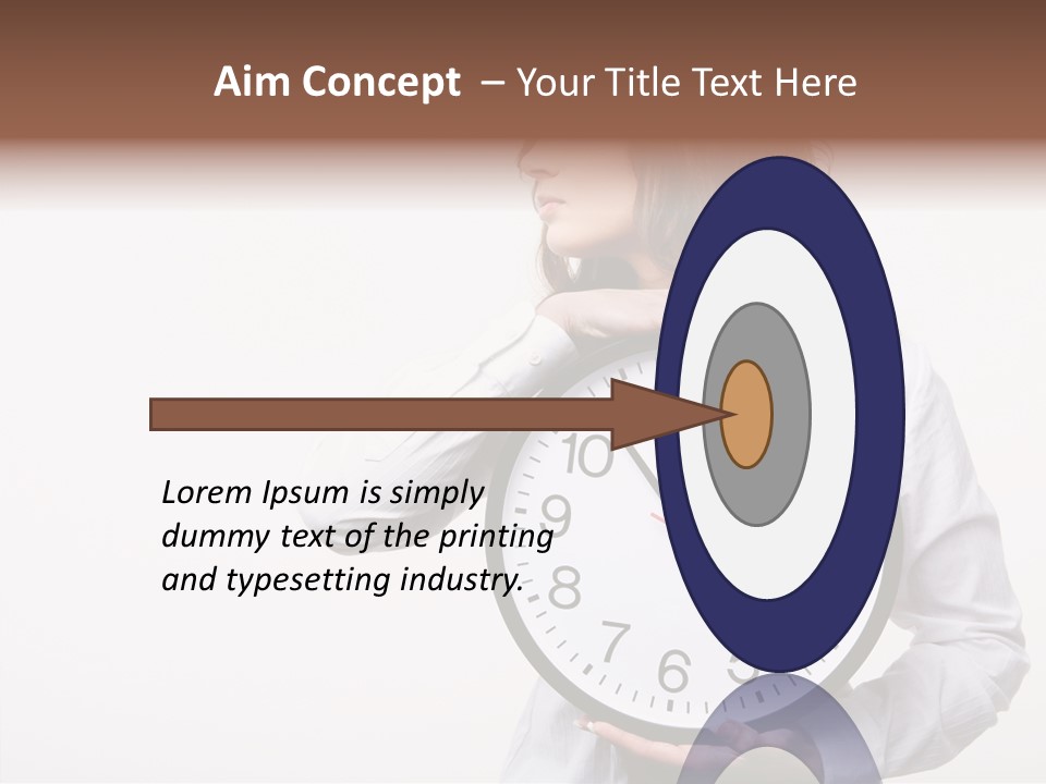 Attractive Holding Human PowerPoint Template