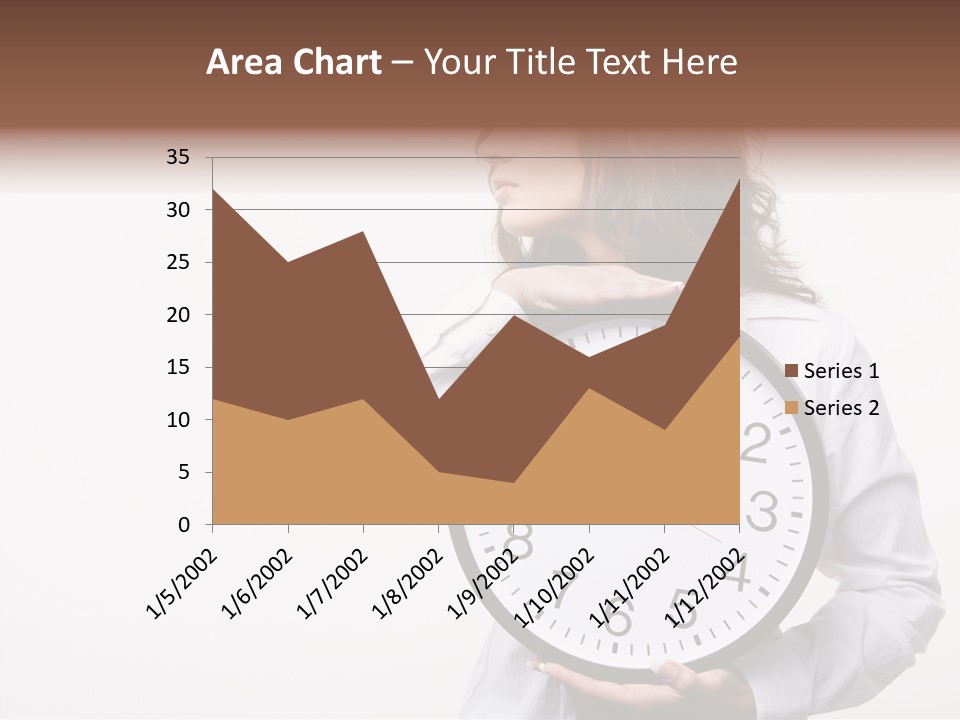 Attractive Holding Human PowerPoint Template