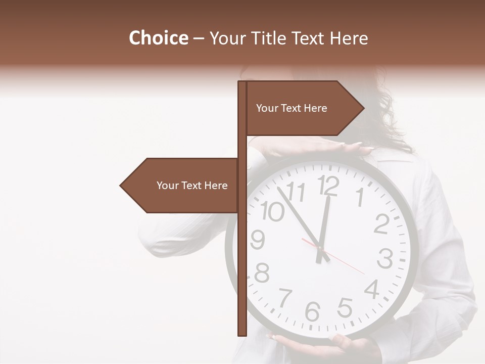 Attractive Holding Human PowerPoint Template