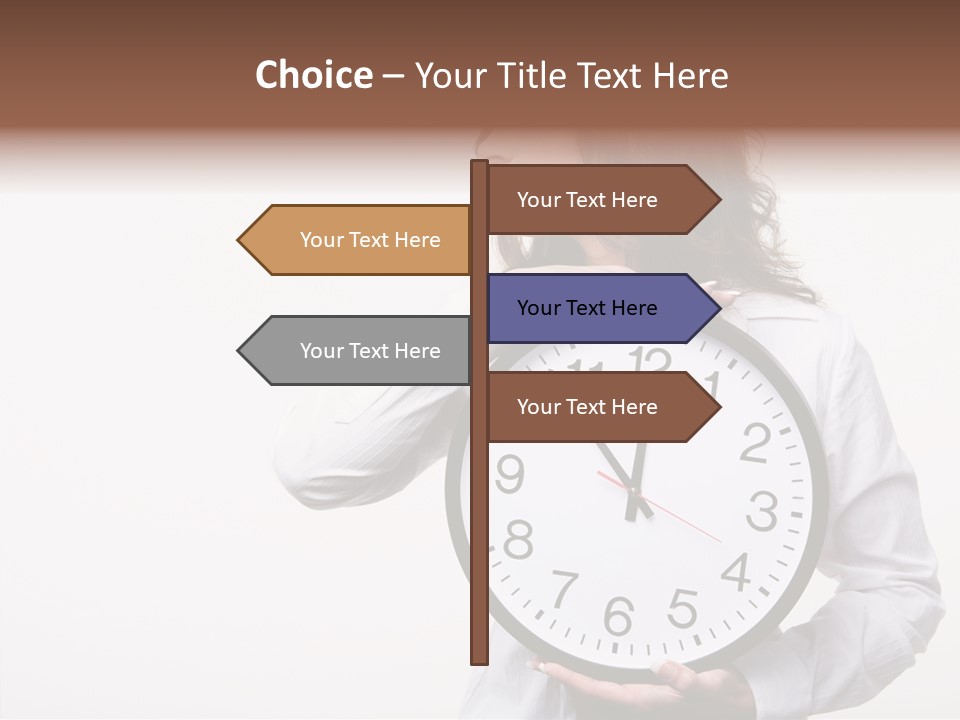 Attractive Holding Human PowerPoint Template