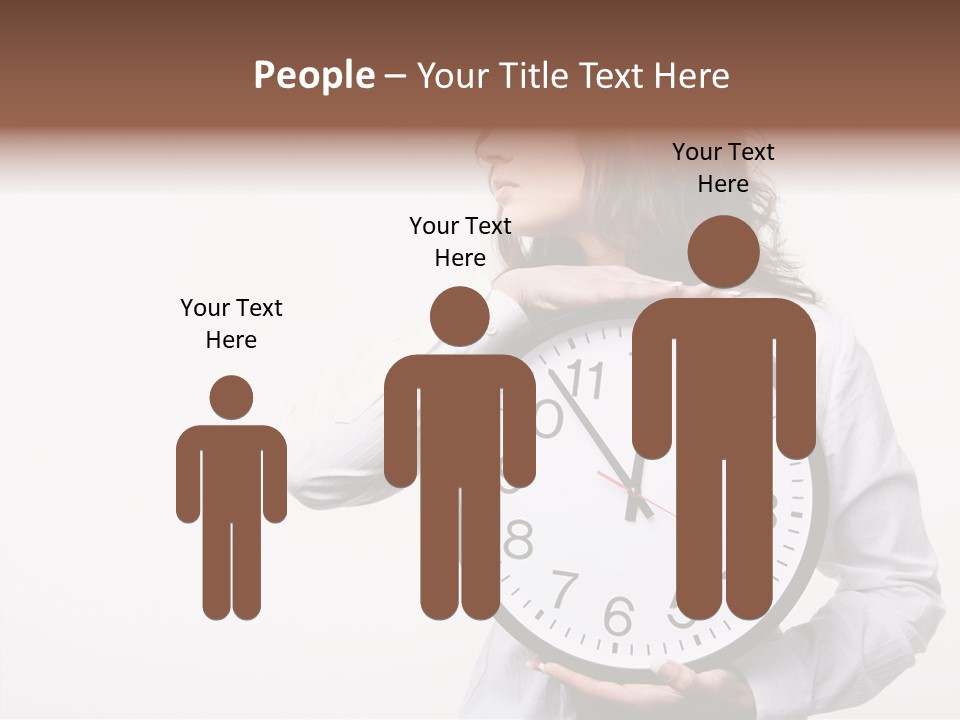 Attractive Holding Human PowerPoint Template