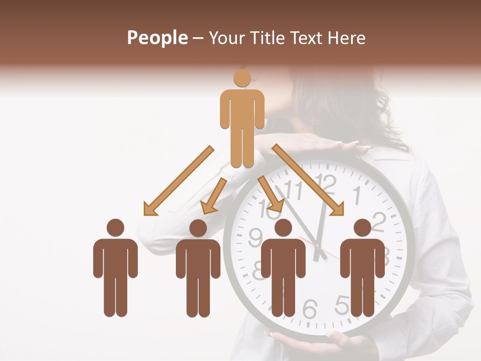 Attractive Holding Human PowerPoint Template