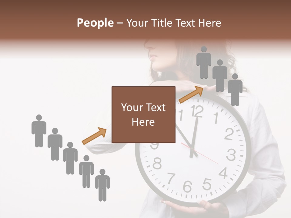 Attractive Holding Human PowerPoint Template