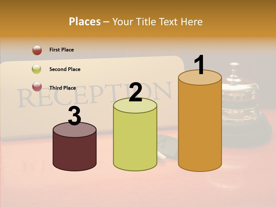 Comfortable Guest Desk PowerPoint Template