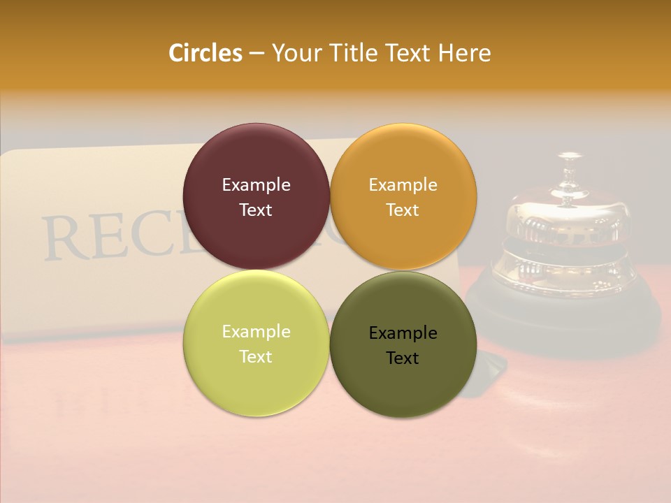 Comfortable Guest Desk PowerPoint Template