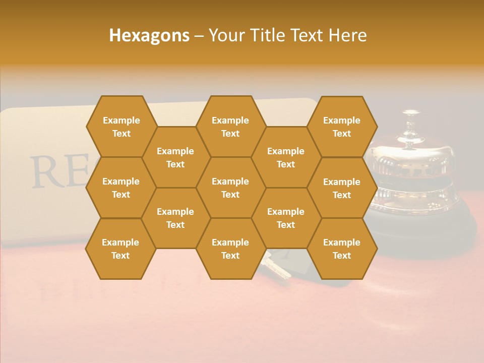 Comfortable Guest Desk PowerPoint Template