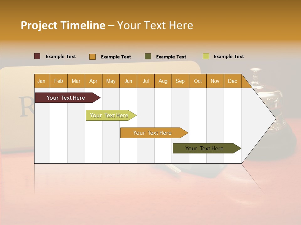 Comfortable Guest Desk PowerPoint Template