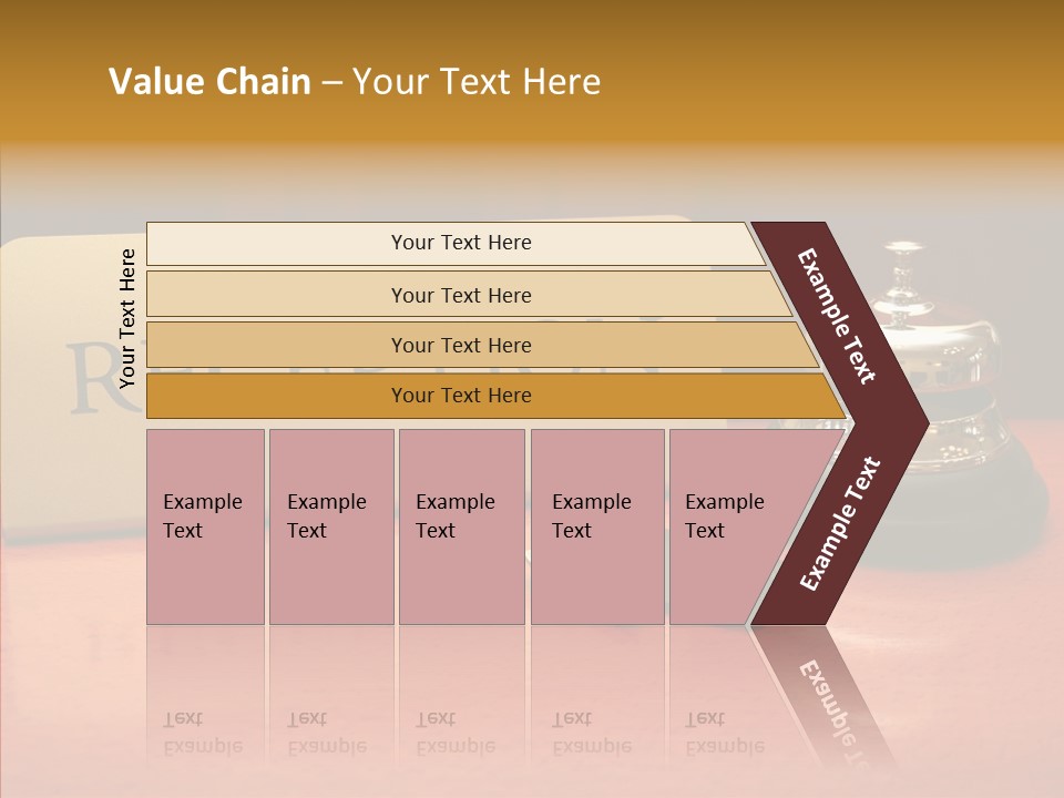 Comfortable Guest Desk PowerPoint Template