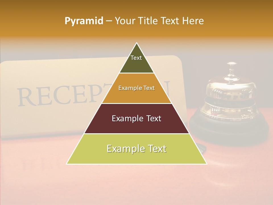 Comfortable Guest Desk PowerPoint Template