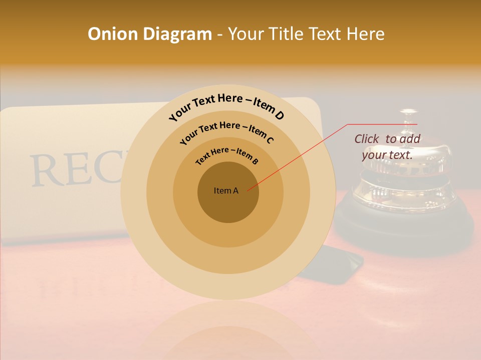 Comfortable Guest Desk PowerPoint Template