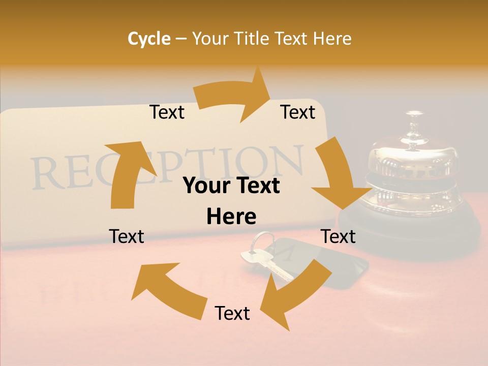 Comfortable Guest Desk PowerPoint Template