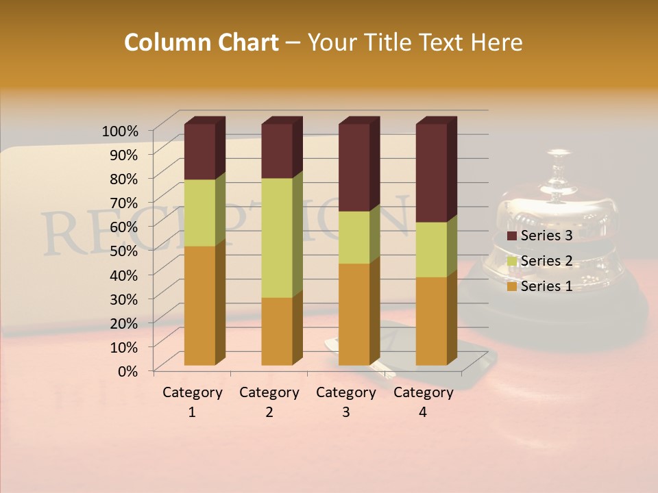 Comfortable Guest Desk PowerPoint Template