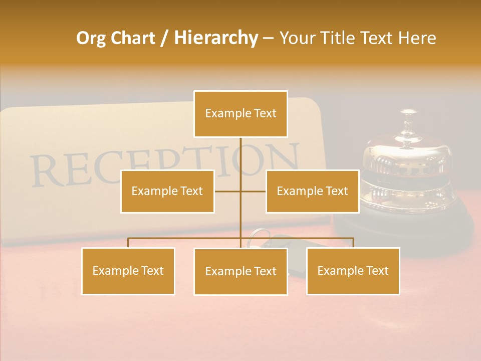 Comfortable Guest Desk PowerPoint Template