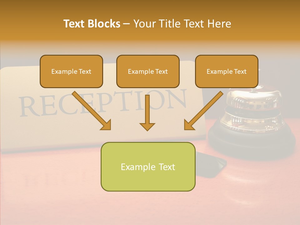 Comfortable Guest Desk PowerPoint Template