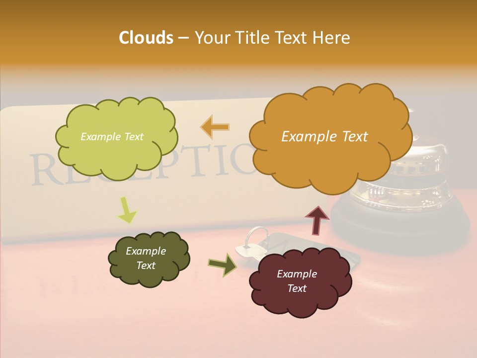 Comfortable Guest Desk PowerPoint Template