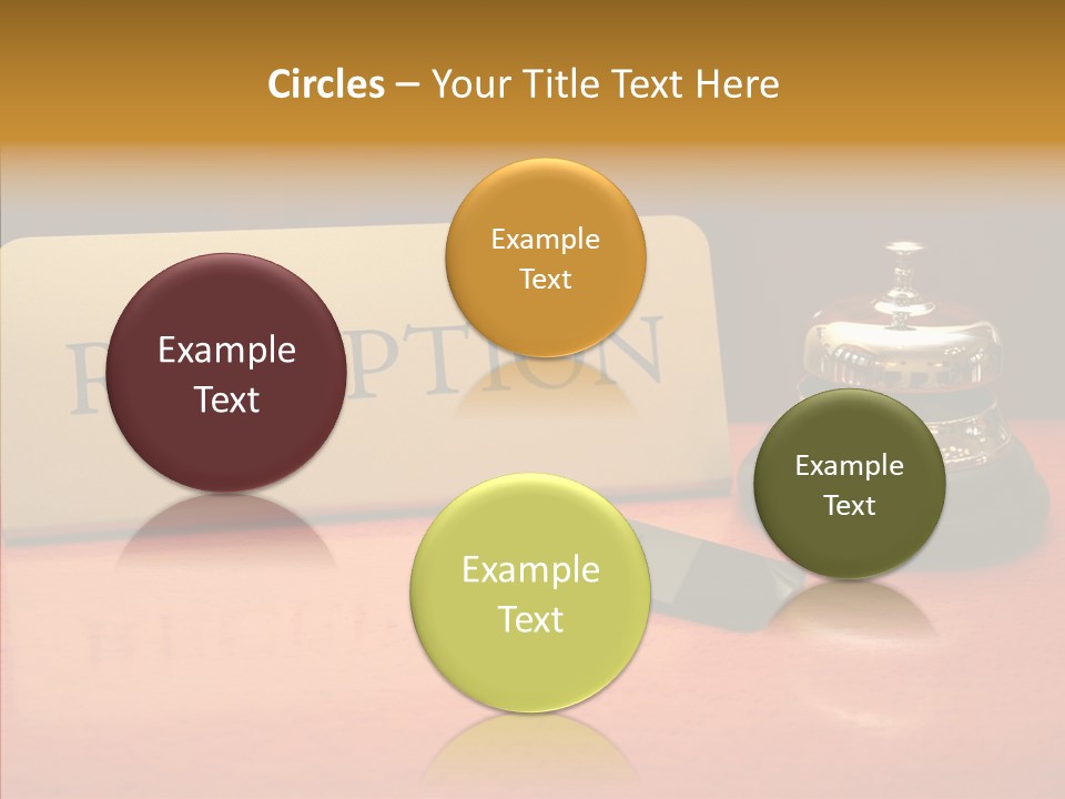 Comfortable Guest Desk PowerPoint Template