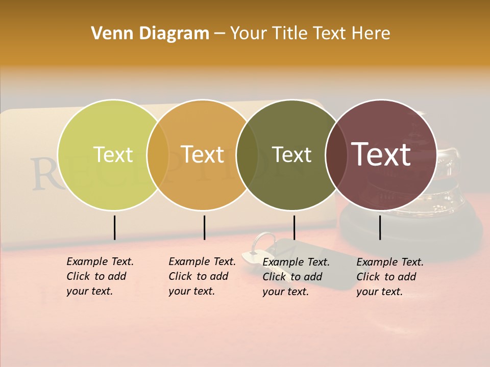 Comfortable Guest Desk PowerPoint Template