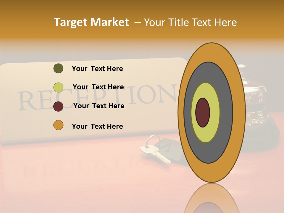 Comfortable Guest Desk PowerPoint Template