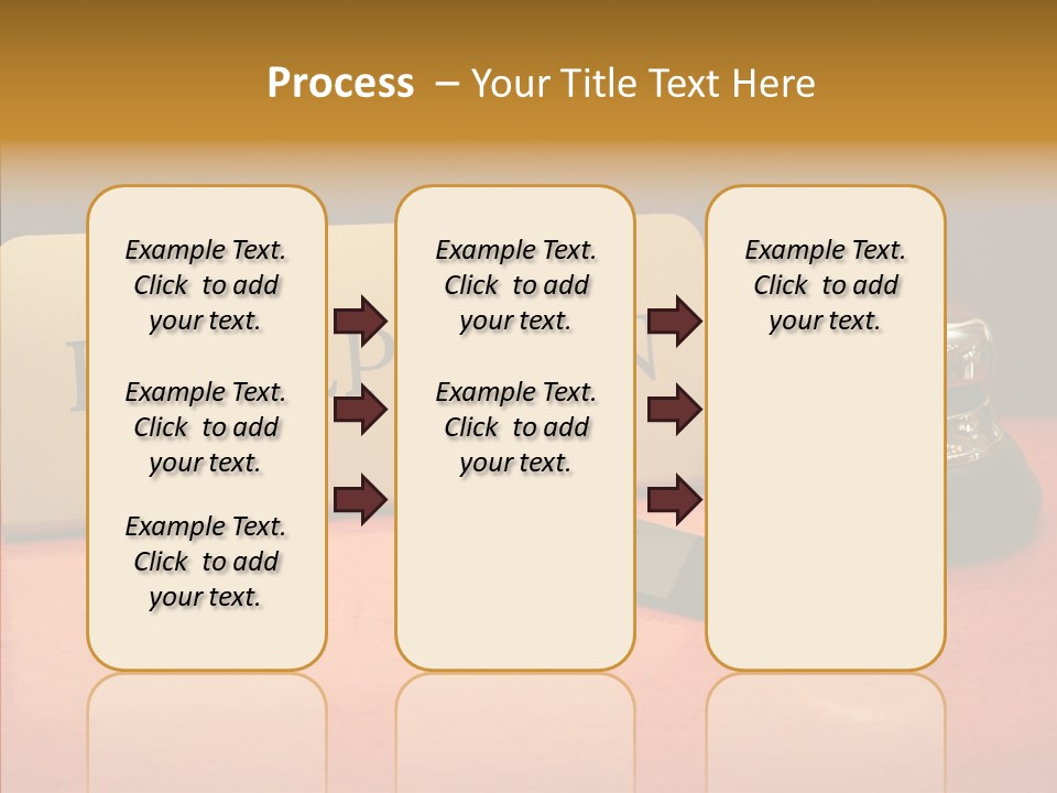 Comfortable Guest Desk PowerPoint Template
