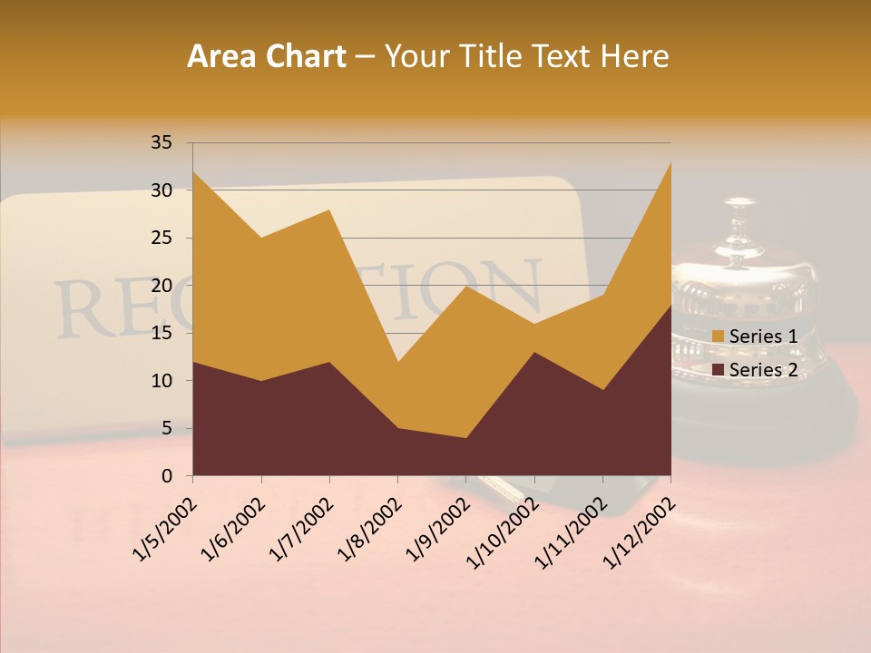 Comfortable Guest Desk PowerPoint Template