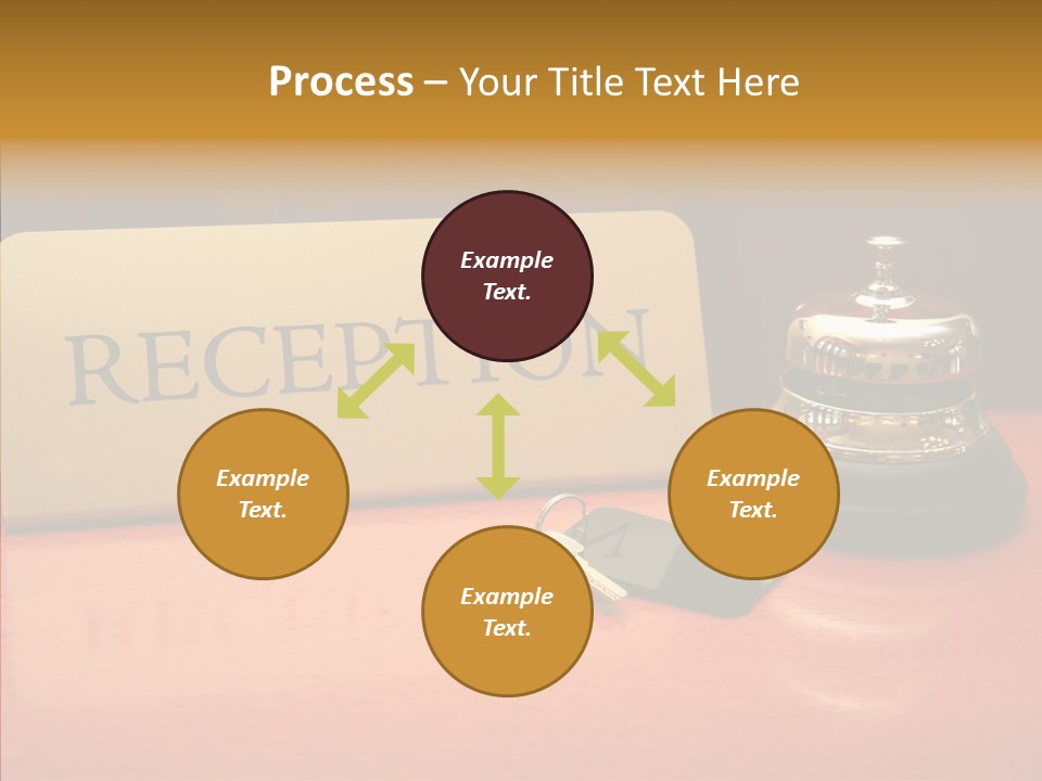 Comfortable Guest Desk PowerPoint Template