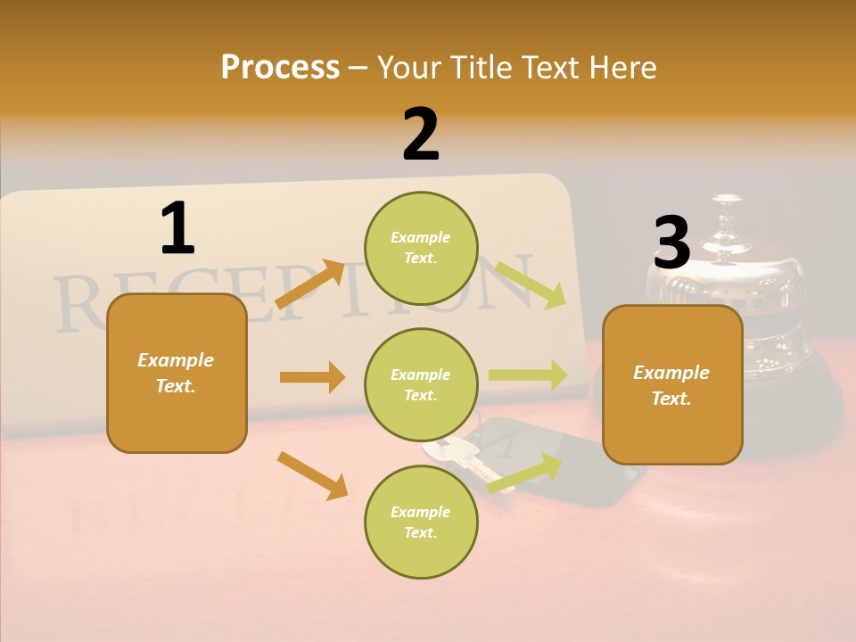 Comfortable Guest Desk PowerPoint Template