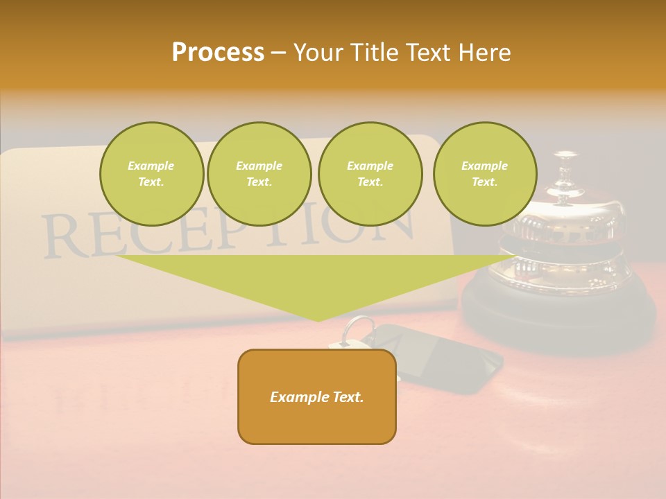 Comfortable Guest Desk PowerPoint Template