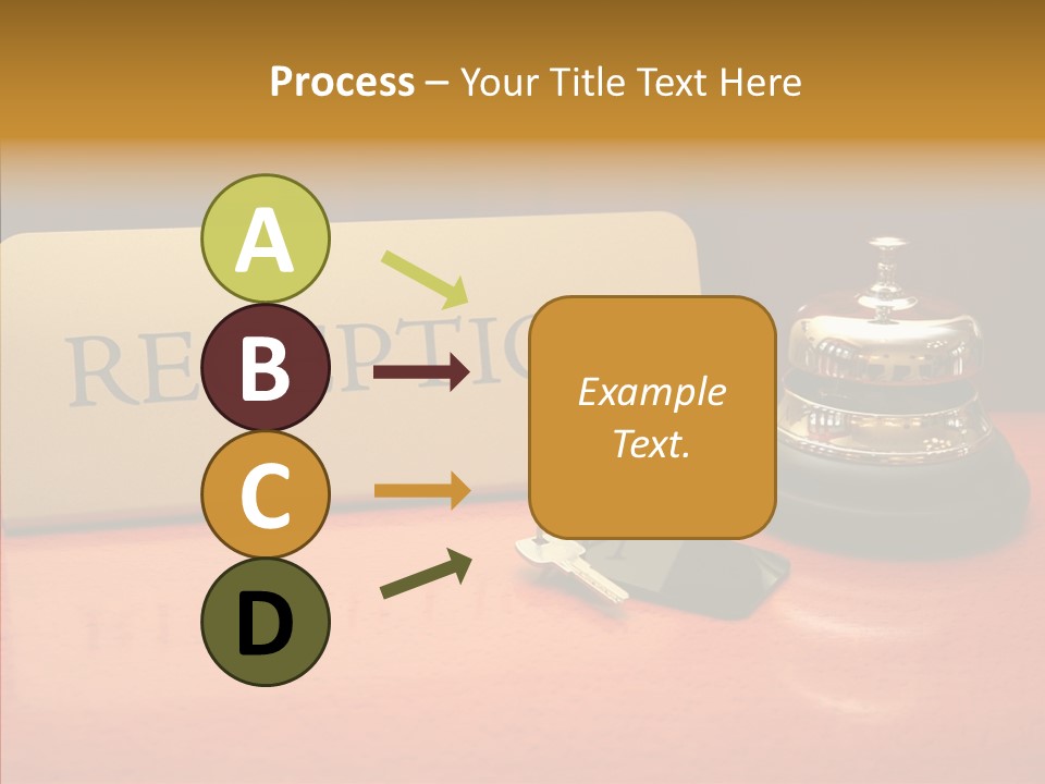Comfortable Guest Desk PowerPoint Template
