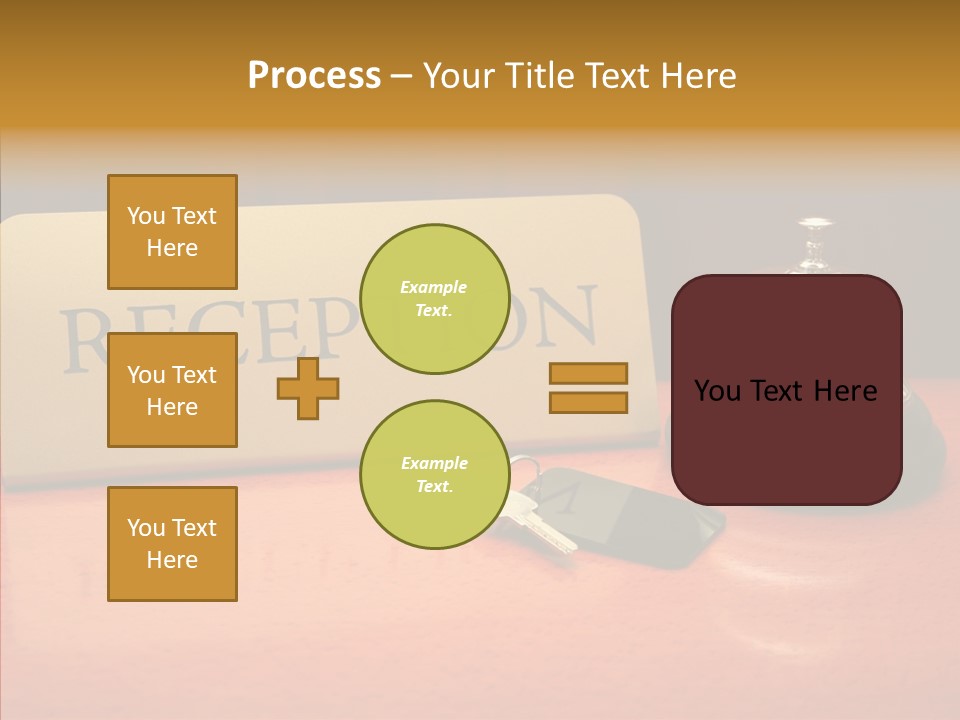 Comfortable Guest Desk PowerPoint Template