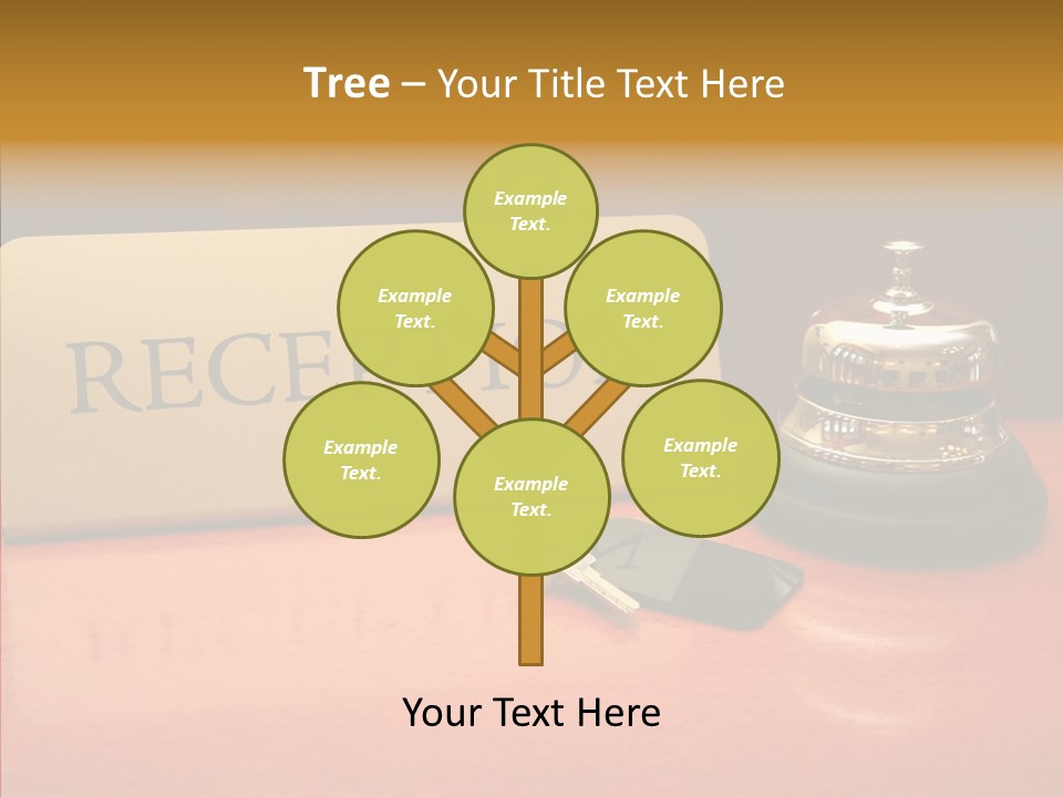 Comfortable Guest Desk PowerPoint Template