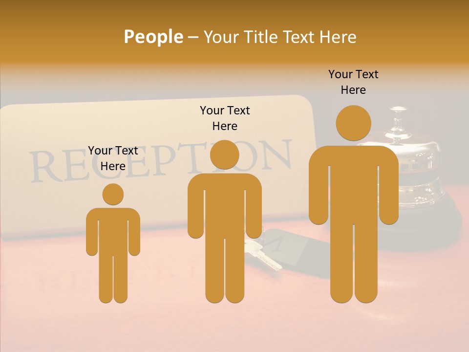 Comfortable Guest Desk PowerPoint Template