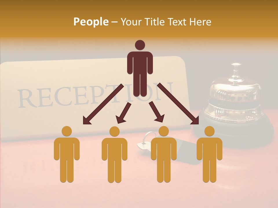 Comfortable Guest Desk PowerPoint Template