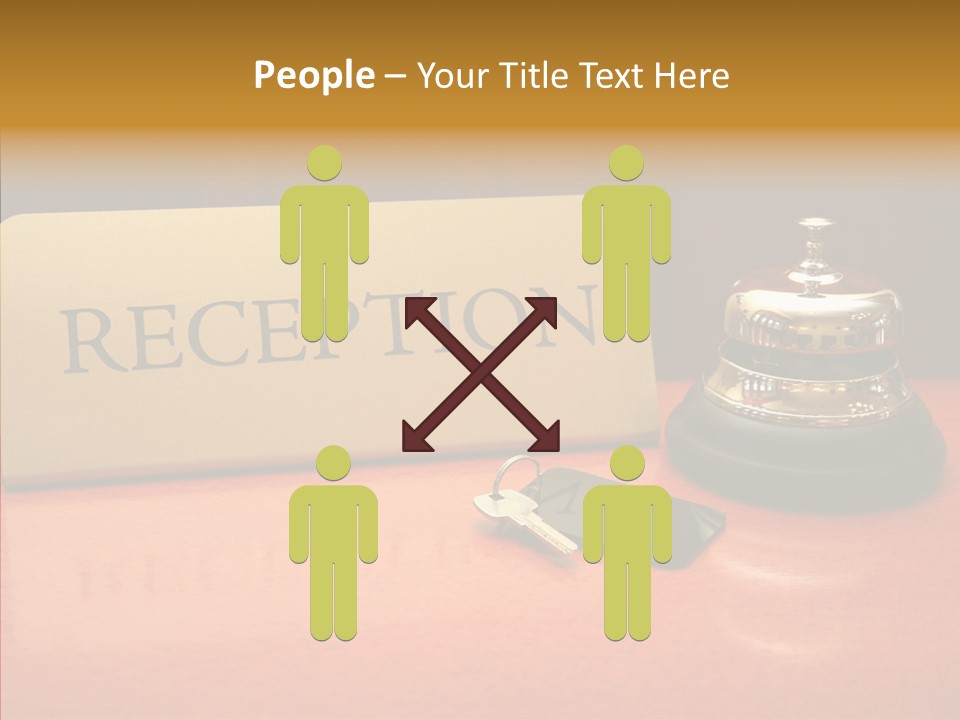 Comfortable Guest Desk PowerPoint Template