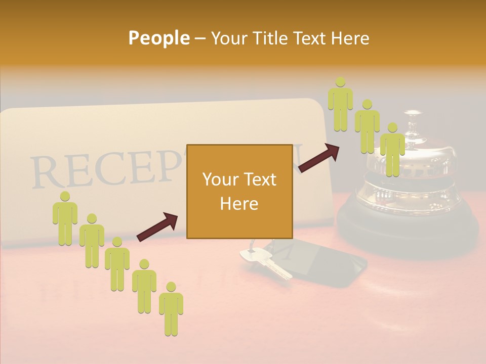 Comfortable Guest Desk PowerPoint Template